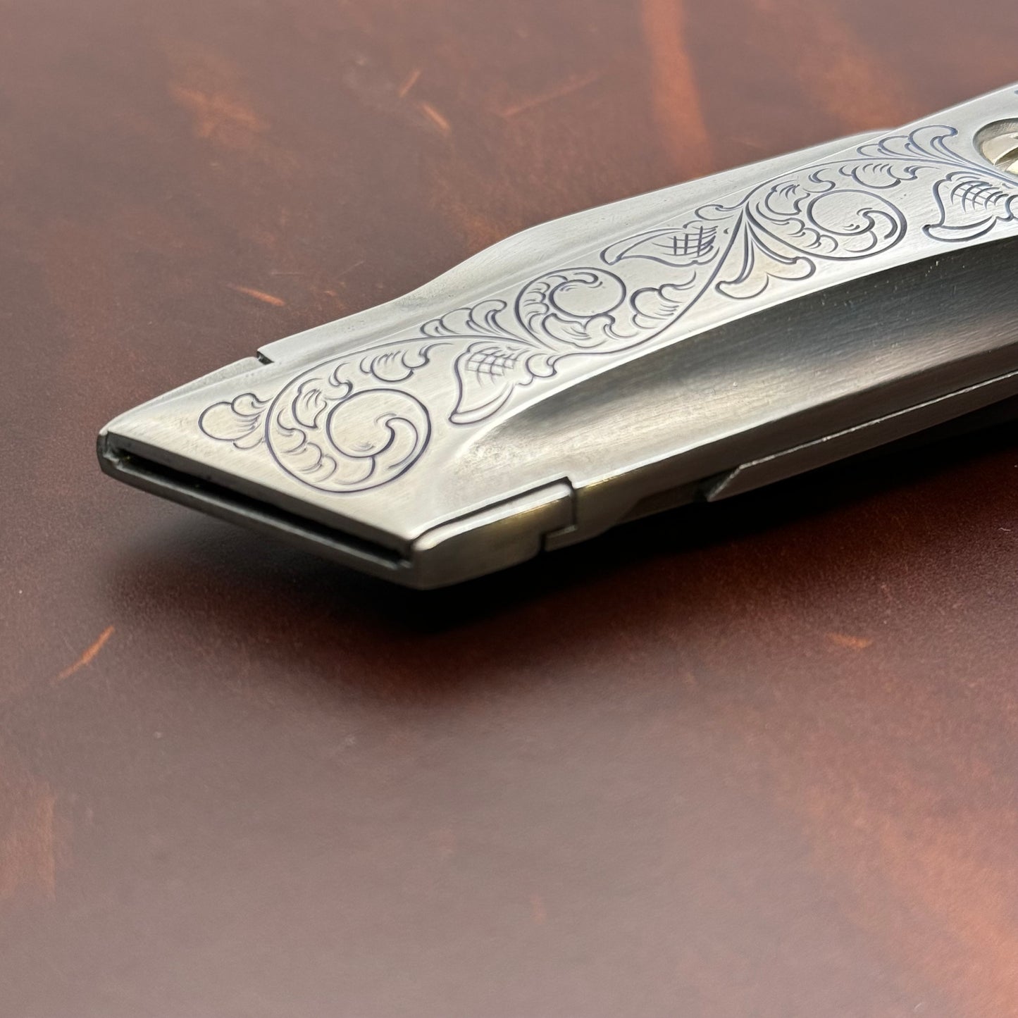 Hand Engraved General (retractable) Utility Knife
