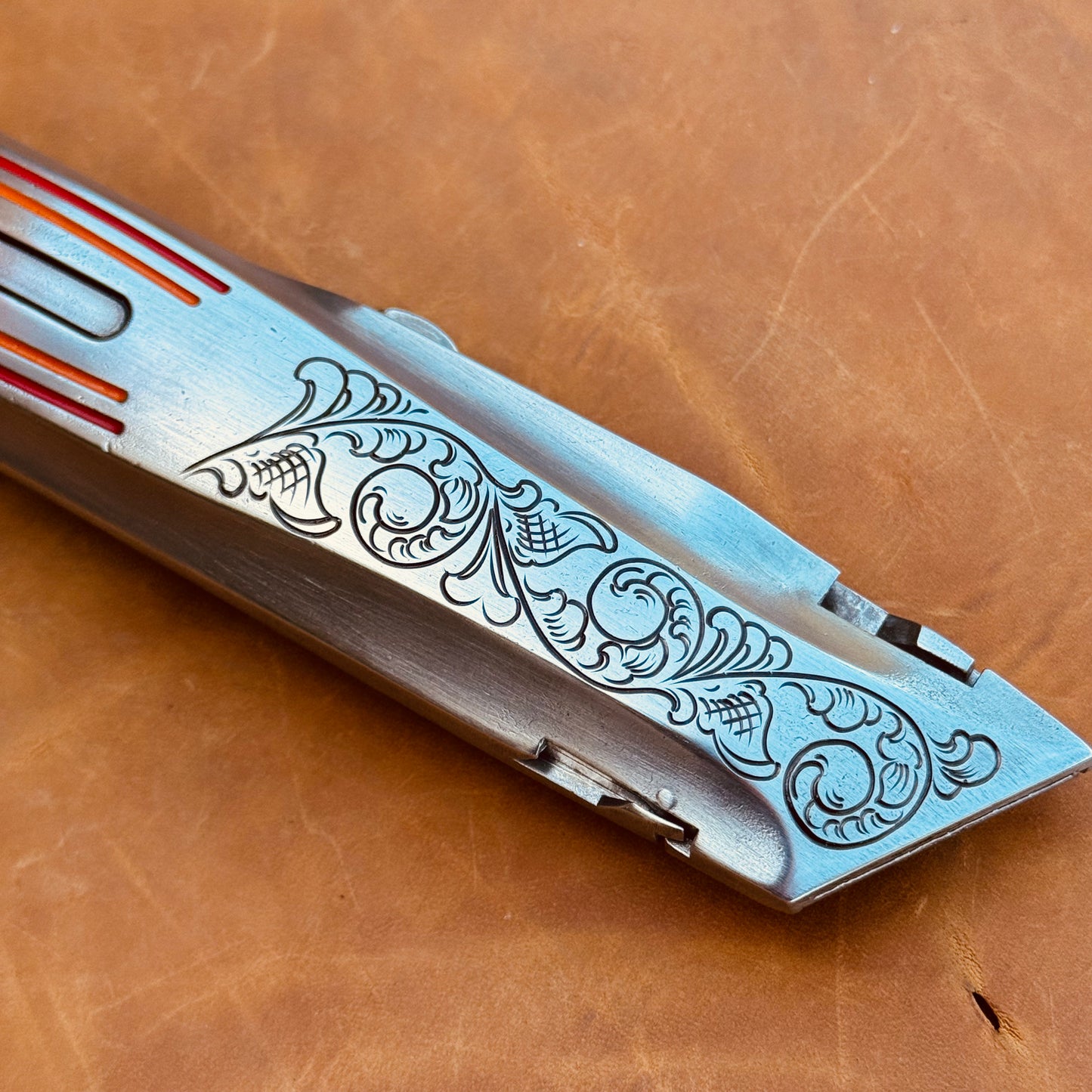 Hand Engraved General (retractable) Utility Knife