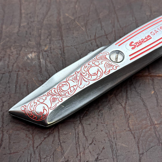 Hand Engraved Snap-On (retractable) Utility Knife