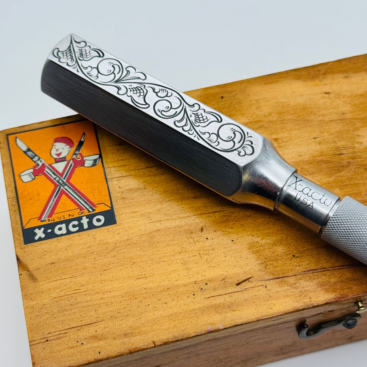 Hand Engraved Vintage X-ACTO Knife (Copy)