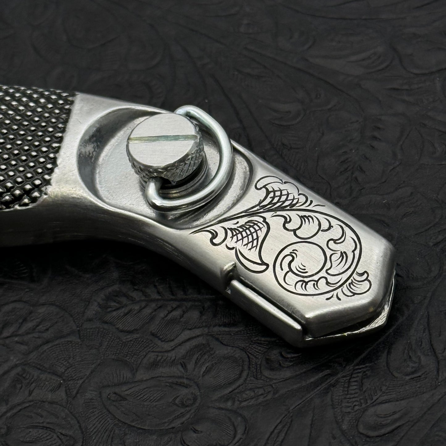 Hand Engraved Roberts Carpet Knife