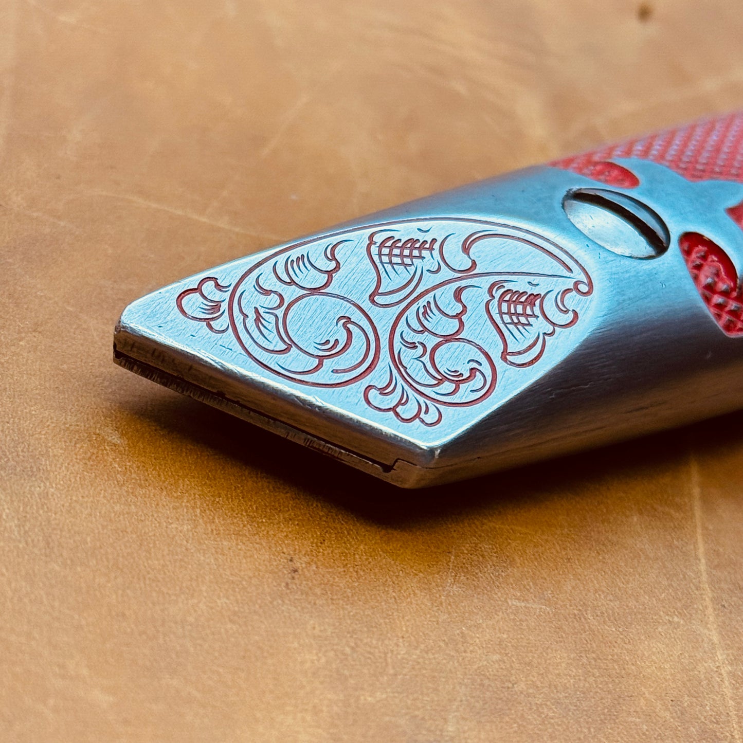 Hand Engraved Stanley 299 (fixed blade) Utility Knife