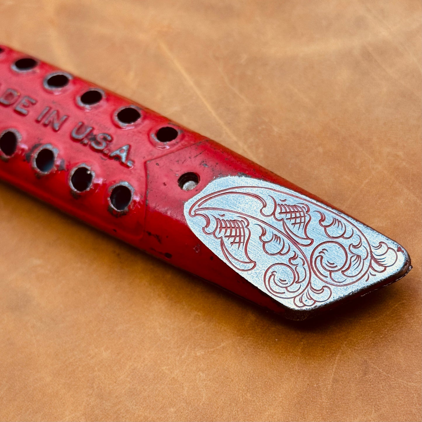 Hand Engraved Stanley 1299 (fixed blade) Utility Knife