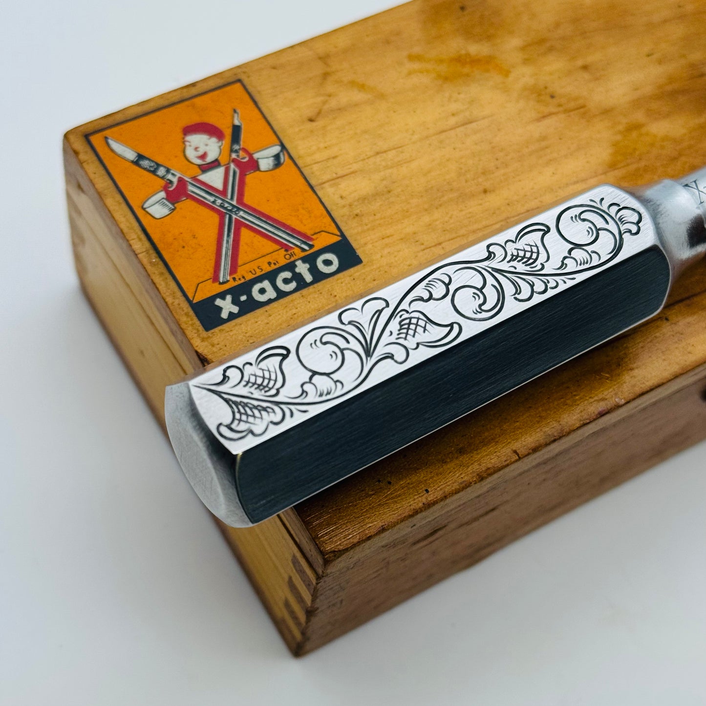 Hand Engraved Vintage X-ACTO Knife (Copy)