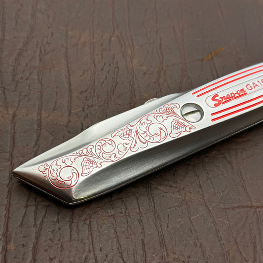Hand Engraved Snap-On (retractable) Utility Knife
