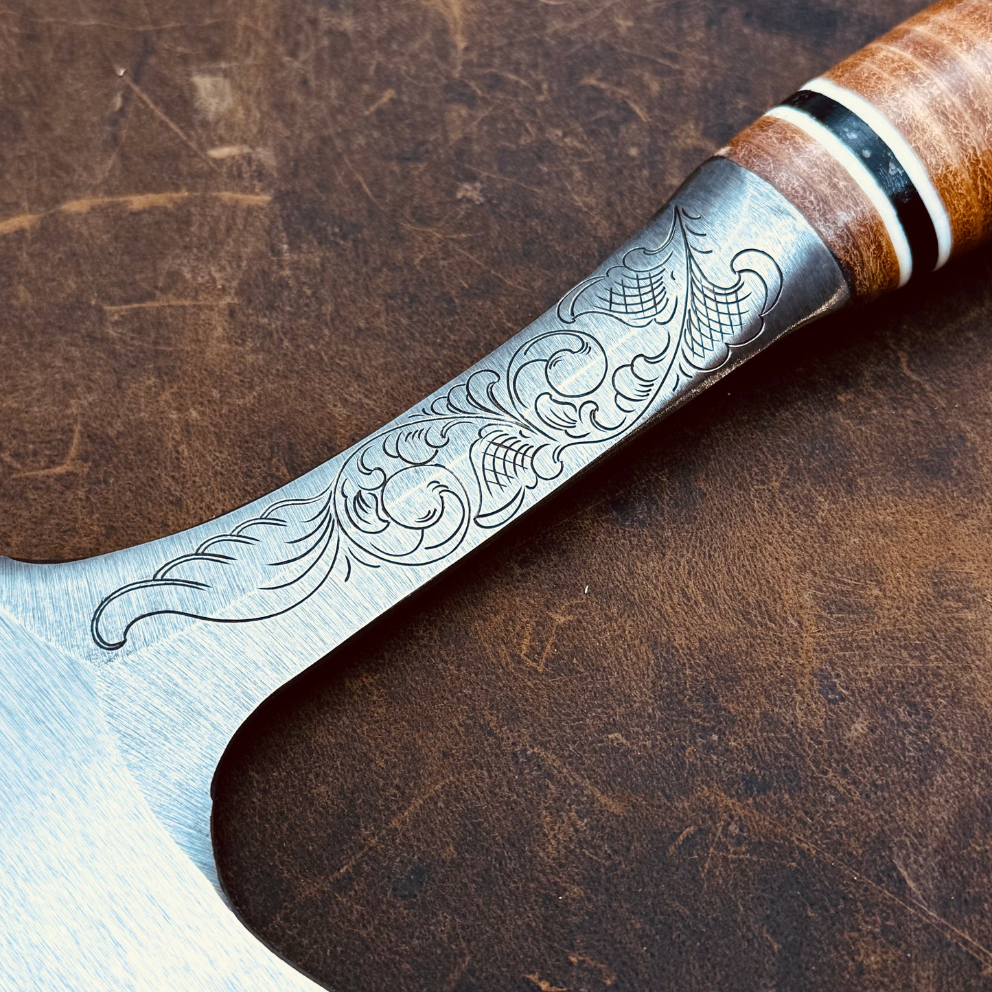 Hand Engraved Estwing Sportsman’s axe