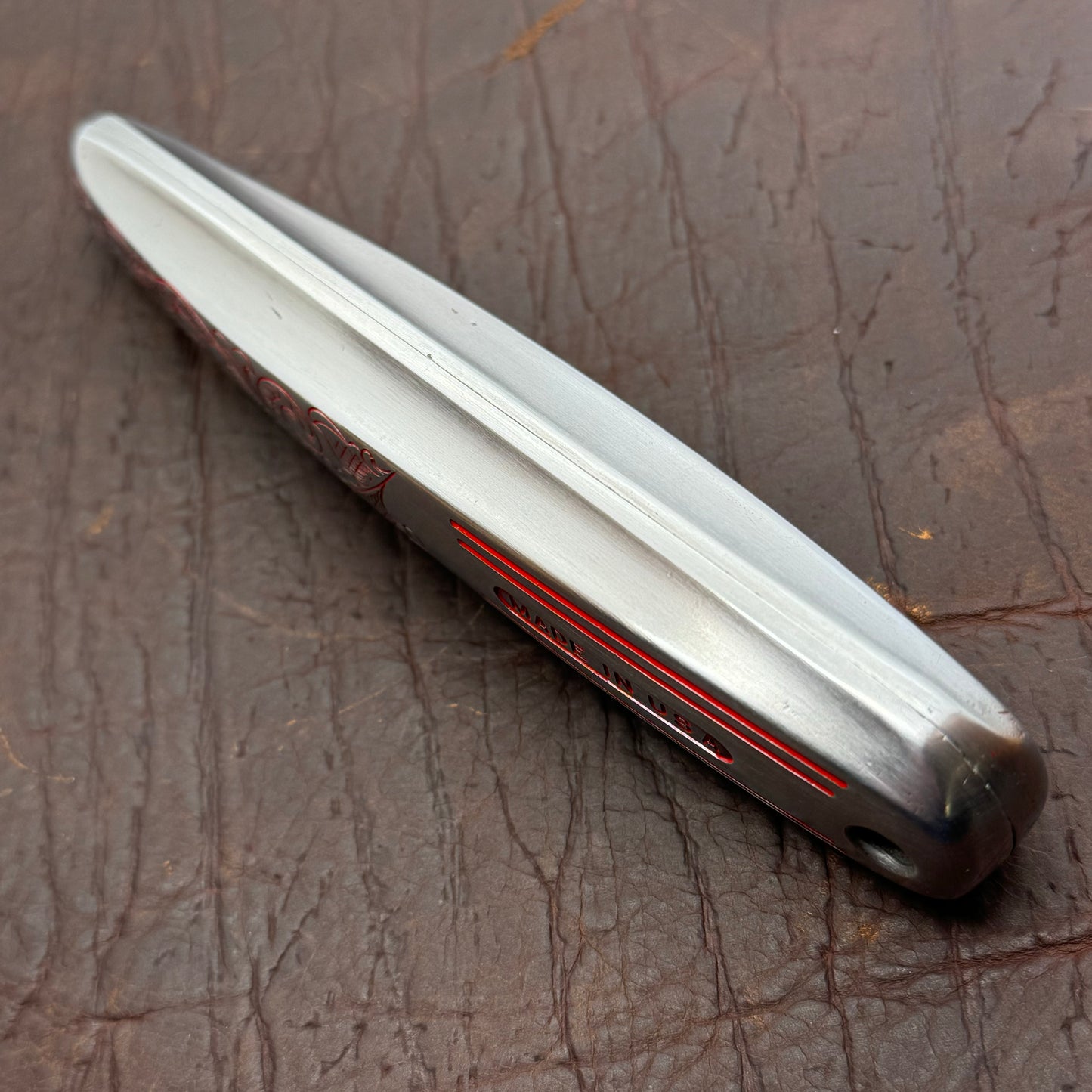 Hand Engraved Snap-On (retractable) Utility Knife