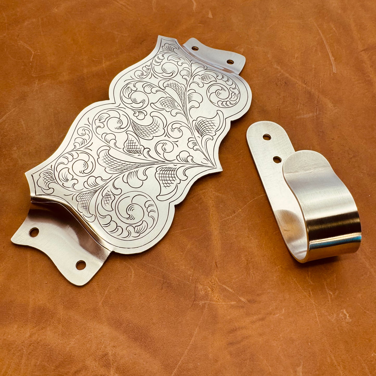 Hand Engraved Small Axe Mount