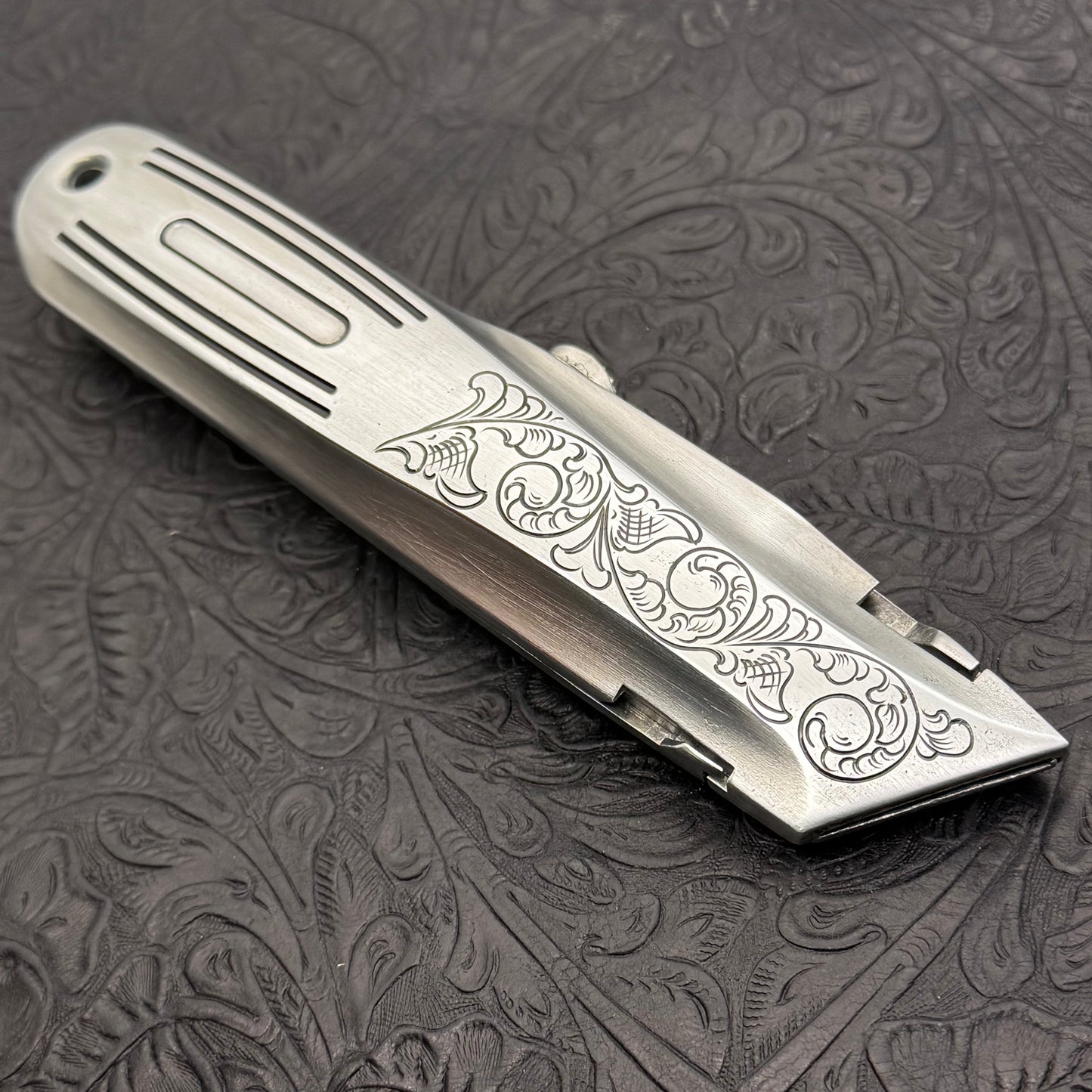 Hand Engraved General (retractable) Utility Knife