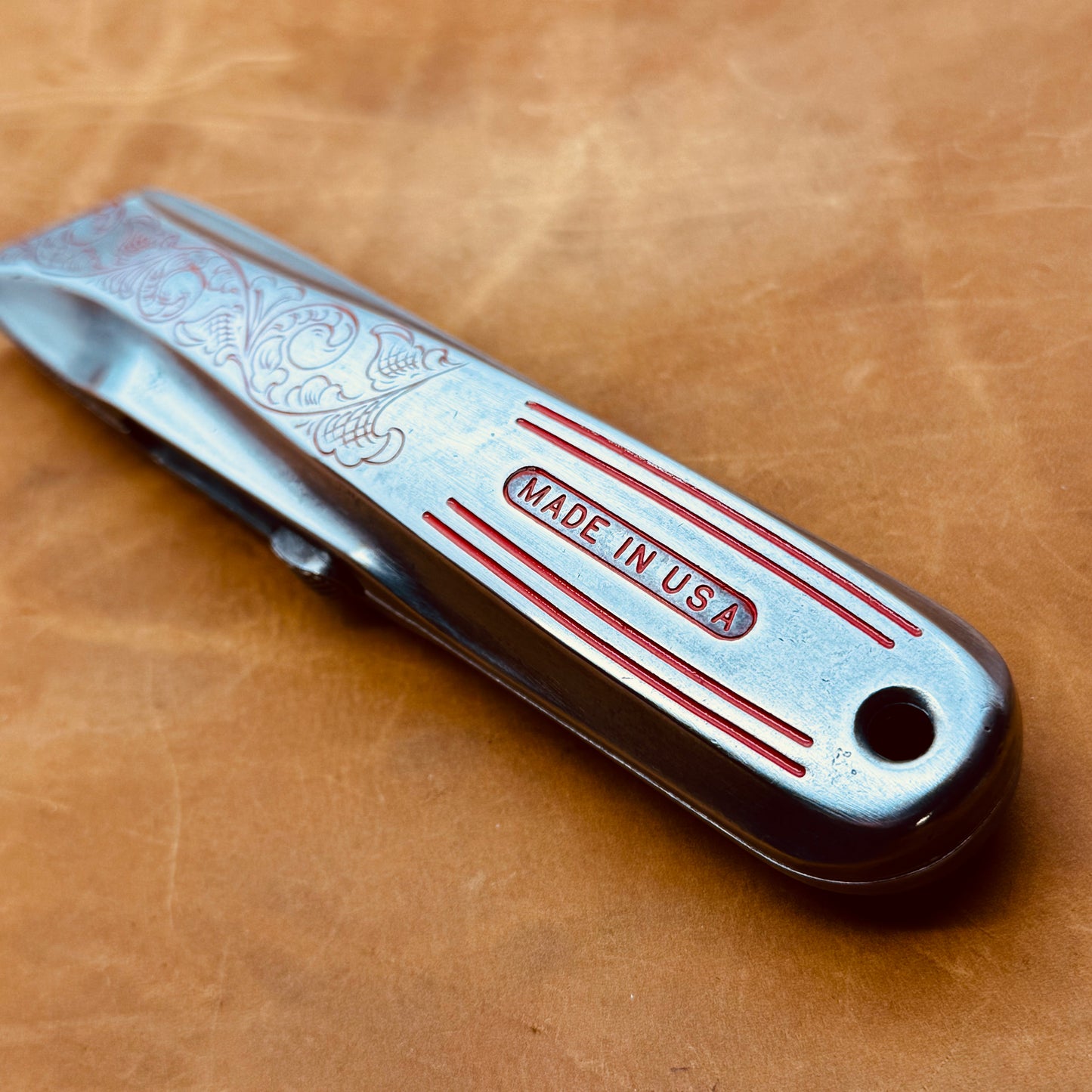 Hand Engraved Craftsman (retractable) Utility Knife