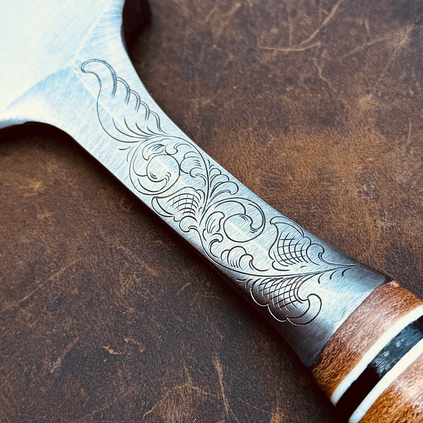 Hand Engraved Estwing Sportsman’s axe