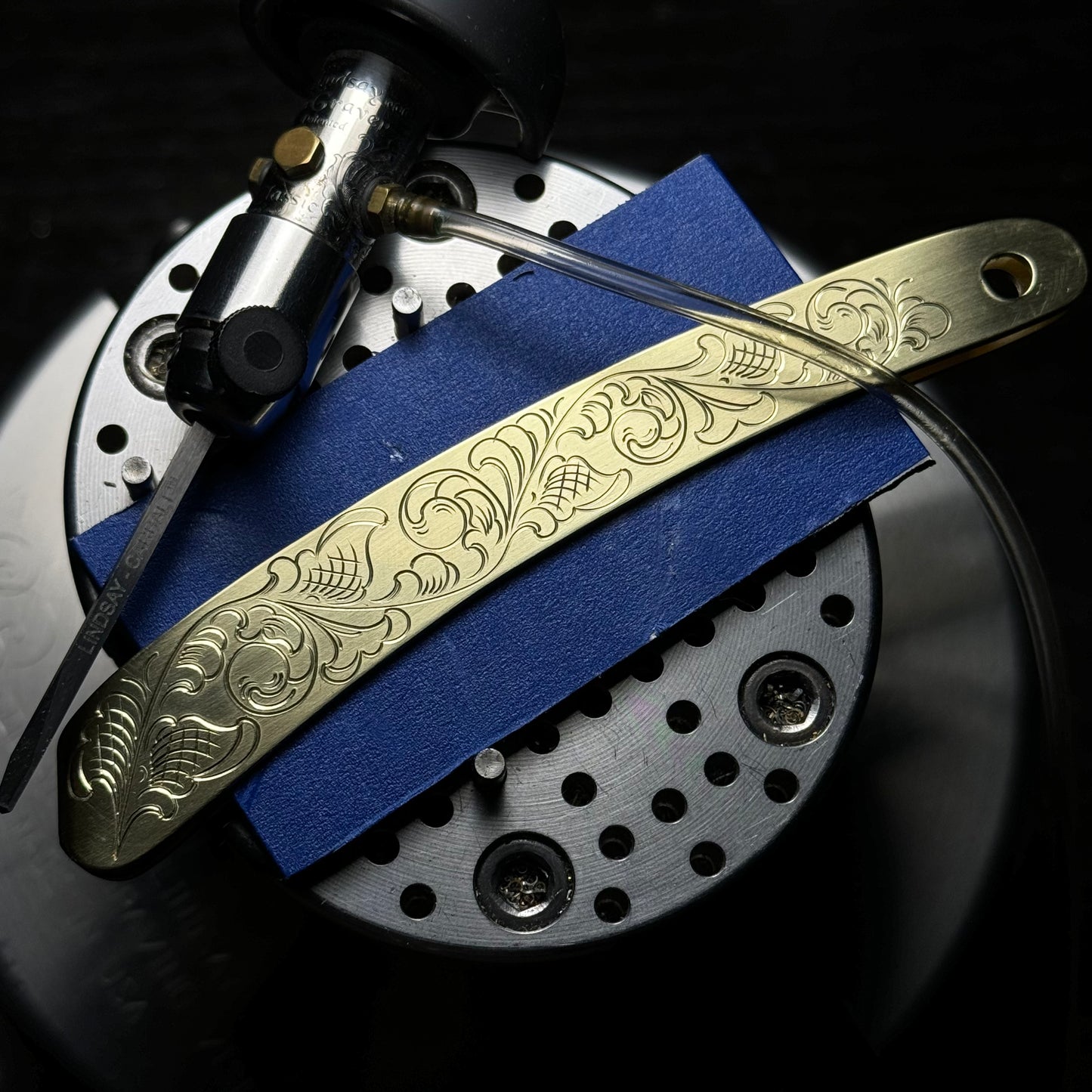 Hand Engraved Shavette Straight Razor