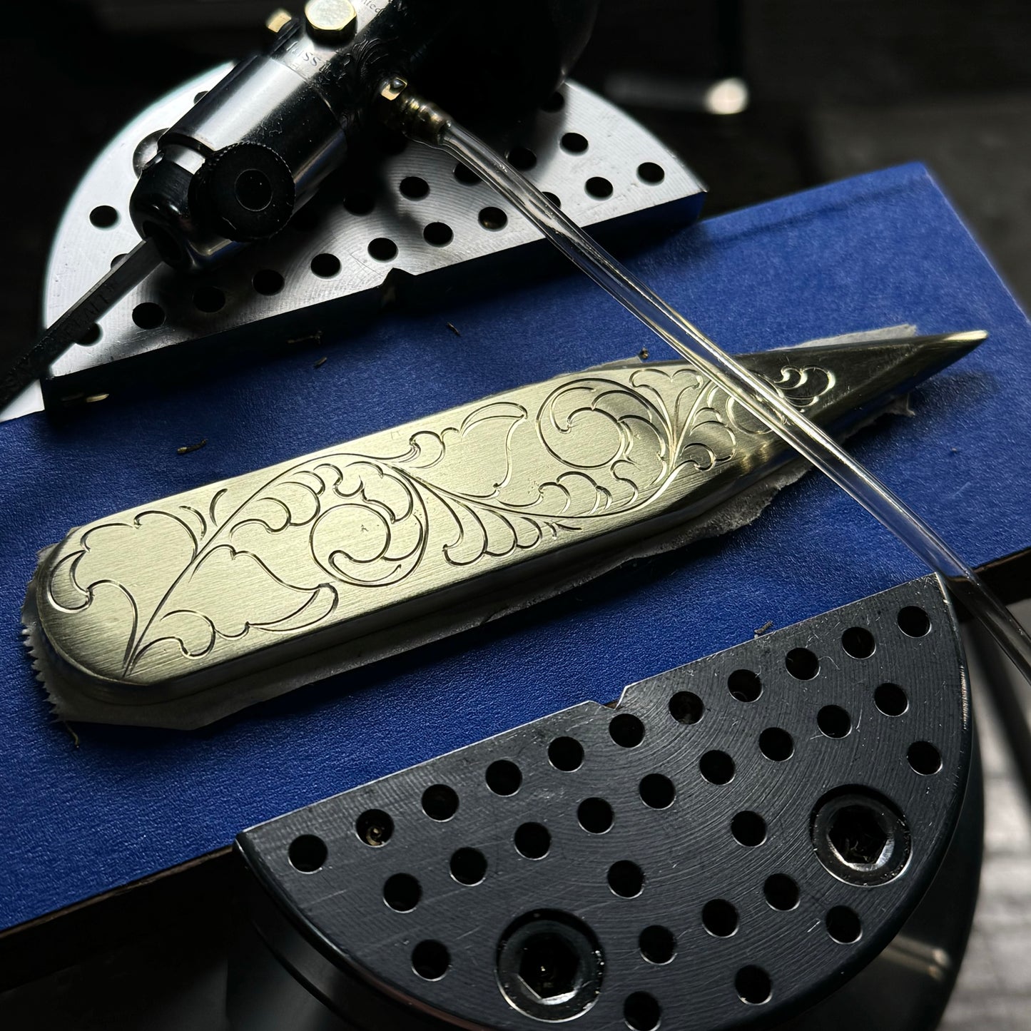 Hand Engraved Point Turner/Seam Creaser