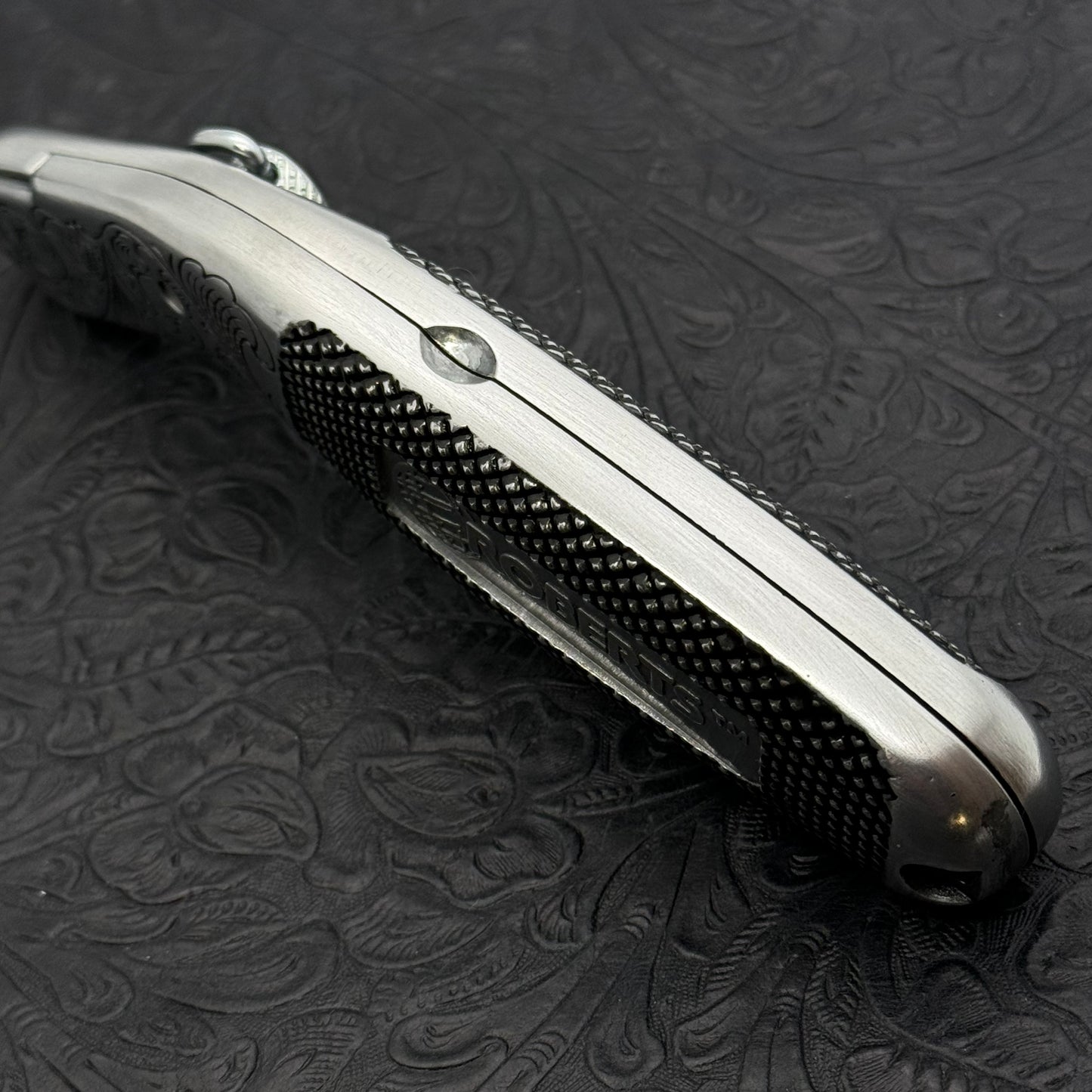 Hand Engraved Roberts Carpet Knife